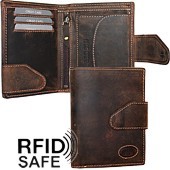 Zeige Details für Naturleder Portemonnaie RFID SAFE hoch Giorgio Carelli Bild von Naturleder Portemonnaie RFID SAFE hoch Giorgio Carelli