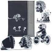 Zeige Details für Portemonnaie Einstein Hochformat Bild von Portemonnaie Einstein Hochformat