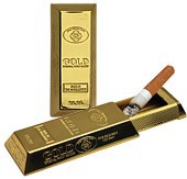 Zeige Details für Taschenaschenbecher Goldbarren Bild von Taschenaschenbecher Goldbarren