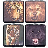 Zeige Details für Zigarettenetui wild Cats Bild von Zigarettenetui wild Cats
