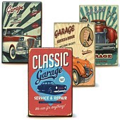 Zeige Details für Zigarettenbox Retro Cars Bild von Zigarettenbox Retro Cars