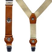 Zeige Details für Hosenträger mit Edelweiss Bild von Hosenträger mit Edelweiss
