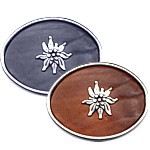 Zeige Details für Buckle mit Edelweiss Bild von Buckle mit Edelweiss