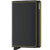 Zeige Details für SECRID Slimwallet matte black/yellow Bild von SECRID Slimwallet matte black/yellow