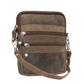 Zeige Details für Naturleder Multifunktionstasche Bear Design Bild von Naturleder Multifunktionstasche Bear Design