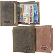 Zeige Details für Naturleder Dollarclip mit Klappmünzfach BRANCO Bild von Naturleder Dollarclip mit Klappmünzfach BRANCO