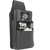 Zeige Details für Serviceportemonnaie + Holster Alpen Fell EMME Leder Bild von Serviceportemonnaie + Holster Alpen Fell EMME Leder