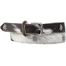 Zeige Details für Fellgürtel Edelweiss 3cm  Bild von Fellgürtel Edelweiss 3cm