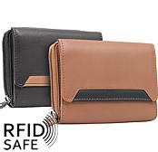 Zeige Details für Reissverschlussbörse RFID SAFE zweifarbig Bild von Reissverschlussbörse RFID SAFE zweifarbig