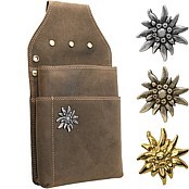 Zeige Details für Naturleder Servicehalfter Edelweiss Bild von Naturleder Servicehalfter Edelweiss