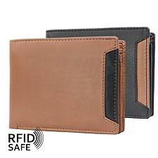 Zeige Details für Portemonnaie RFID safe quer zweifarbig Bild von Portemonnaie RFID safe quer zweifarbig
