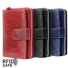 Zeige Details für Reissverschlussbörse RFID SAFE Giorio Carelli Bild von Reissverschlussbörse RFID SAFE Giorio Carelli