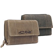 Zeige Details für Naturleder Reissverschussportemonnaie Tribal L Bild von Naturleder Reissverschussportemonnaie Tribal L