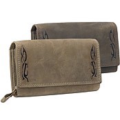 Zeige Details für Naturleder Damenportemonnaie Tribal L Bild von Naturleder Damenportemonnaie Tribal L