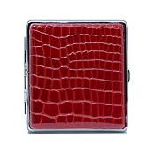 Zeige Details für Zigarettenetui Kroko Leder 20er Bild von Zigarettenetui Kroko Leder 20er