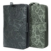 Zeige Details für Reissverschlussbörse paisley Skull Bild von Reissverschlussbörse paisley Skull