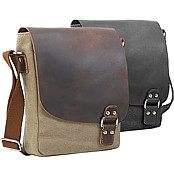 Zeige Details für BAXX's Naturleder/Leinen Tasche M Bild von BAXX's Naturleder/Leinen Tasche M