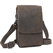 Zeige Details für Naturleder Smartphone Tasche XL Bear Design Bild von Naturleder Smartphone Tasche XL Bear Design