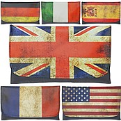 Zeige Details für Tabakbeutel Flags Bild von Tabakbeutel Flags
