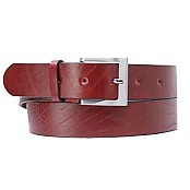 Zeige Details für Vollrindleder Gürtel bordo Bild von Vollrindleder Gürtel bordo