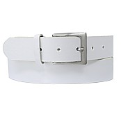 Zeige Details für Vollrindleder Gürtel 4cm weiss Bild von Vollrindleder Gürtel 4cm weiss