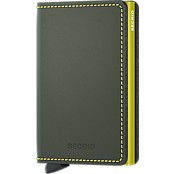 Zeige Details für SECRID Slimwallet matte green/lime Bild von SECRID Slimwallet matte green/lime