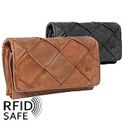 Zeige Details für Bear Design Damenportemonnaie Cow Lavato Braided L RFID safe Bild von Bear Design Damenportemonnaie Cow Lavato Braided L RFID safe