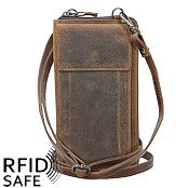 Bild von BAXX's Naturleder Handytasche / Portemonnaie RFID safe