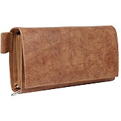Zeige Details für Serviceportemonnaie mit Magnetverschluss braun EMME Leder Bild von Serviceportemonnaie mit Magnetverschluss braun EMME Leder