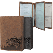 Zeige Details für Naturleder Brieftasche Ausweisetui Zander Bild von Naturleder Brieftasche Ausweisetui Zander
