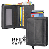 Zeige Details für Portemonnaie mit SECRID Cardprotector RFID safe schwarz Bild von Portemonnaie mit SECRID Cardprotector RFID safe schwarz