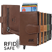 Zeige Details für Bear Design CardSlider Zip Callisto Pelle Bild von Bear Design CardSlider Zip Callisto Pelle