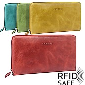 Zeige Details für Reissverschlussbörse Langformat MANAGE Venus RFID safe Bild von Reissverschlussbörse Langformat MANAGE Venus RFID safe