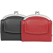 Zeige Details für Bügelportemonnaie Kleinformat halbrund  Bild von Bügelportemonnaie Kleinformat halbrund