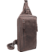 Zeige Details für Naturleder Bodybag Crossbody Greenwood Bild von Naturleder Bodybag Crossbody Greenwood