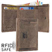 Zeige Details für Naturleder Wickelbörse Bear Design RFID safe Bild von Naturleder Wickelbörse Bear Design RFID safe