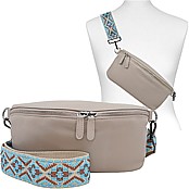 Zeige Details für Umhängetasche, Crossbody beige Bild von Umhängetasche, Crossbody beige