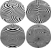 Zeige Details für Metall Taschenaschenbecher Black & White Bild von Metall Taschenaschenbecher Black & White