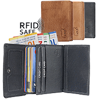 Zeige Details für Portemonnaie / Kartenetui Callisto Pelle Bear Design RFID Safe Bild von Portemonnaie / Kartenetui Callisto Pelle Bear Design RFID Safe