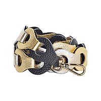 Zeige Details für Charm Leder Schulterband schwarz / metallic multicolor Bild von Charm Leder Schulterband schwarz / metallic multicolor
