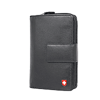 Zeige Details für Reissverschlussbörse Schweiz schwarz Giorgio Carelli Bild von Reissverschlussbörse Schweiz schwarz Giorgio Carelli