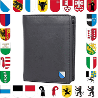 Zeige Details für Portemonnaie mit Kantonswappen Hochformat Giorgio Carelli Bild von Portemonnaie mit Kantonswappen Hochformat Giorgio Carelli