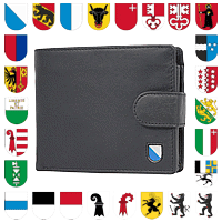 Zeige Details für Portemonnaie mit Kantonswappen Giorgio Carelli Bild von Portemonnaie mit Kantonswappen Giorgio Carelli