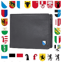 Zeige Details für Portemonnaie mit Kantonswappen Querformat Giorgio Carelli Bild von Portemonnaie mit Kantonswappen Querformat Giorgio Carelli