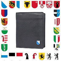 Zeige Details für Portemonnaie mit Kantonswappen klein Giorgio Carelli Bild von Portemonnaie mit Kantonswappen klein Giorgio Carelli