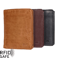 Zeige Details für Beardesign Vintage Portemonnaie Hochformat Cow Lavato RFID safe Bild von Beardesign Vintage Portemonnaie Hochformat Cow Lavato RFID safe