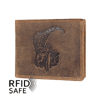 Zeige Details für Naturlederportemonnaie Steinbock RFID safe Bild von Naturlederportemonnaie Steinbock RFID safe