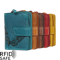 Zeige Details für Reissverschlussbörse Butterfly M RFID safe Bild von Reissverschlussbörse Butterfly M RFID safe
