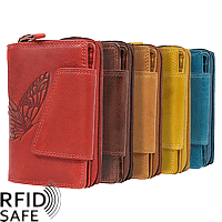 Zeige Details für Reissverschlussbörse Butterfly L RFID safe Bild von Reissverschlussbörse Butterfly L RFID safe