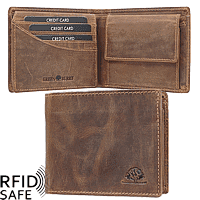 Zeige Details für Portemonnaie RFID safe brown GREENBURRY M Bild von Portemonnaie RFID safe brown GREENBURRY M